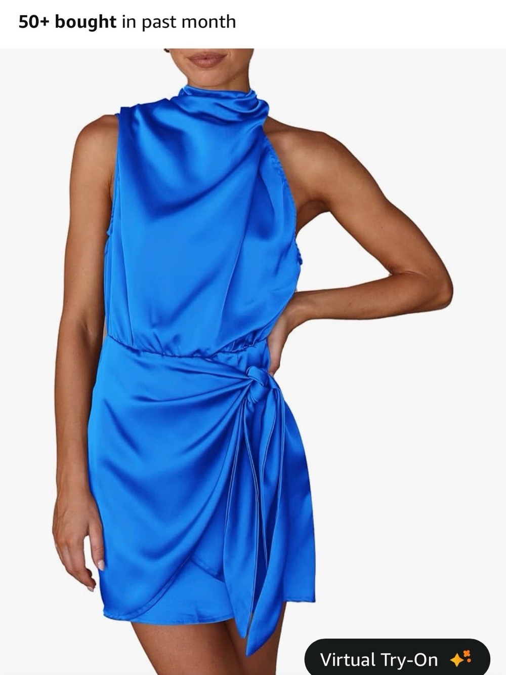 Pretty garden Women's Formal Short Satin Cocktail Dress